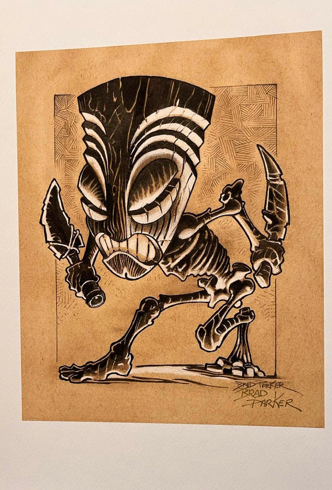 
                  
                    GHOST Tiki - Monochromatic Giclee - Signed A/P - 2 remaining
                  
                