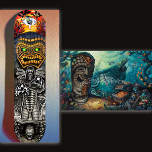
                  
                    The Creature from the Black Saloon Skate Deck + FREE Paper Giclee of your Choice
                  
                