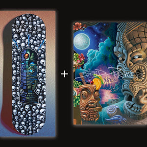 
                  
                    Tiki of Know Return Skate Deck + FREE Paper Giclee of your Choice
                  
                