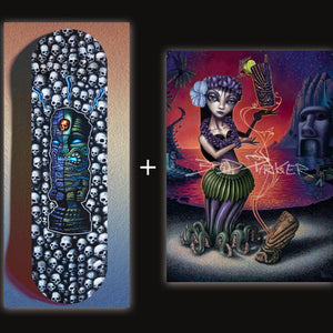 
                  
                    Tiki of Know Return Skate Deck + FREE Paper Giclee of your Choice
                  
                