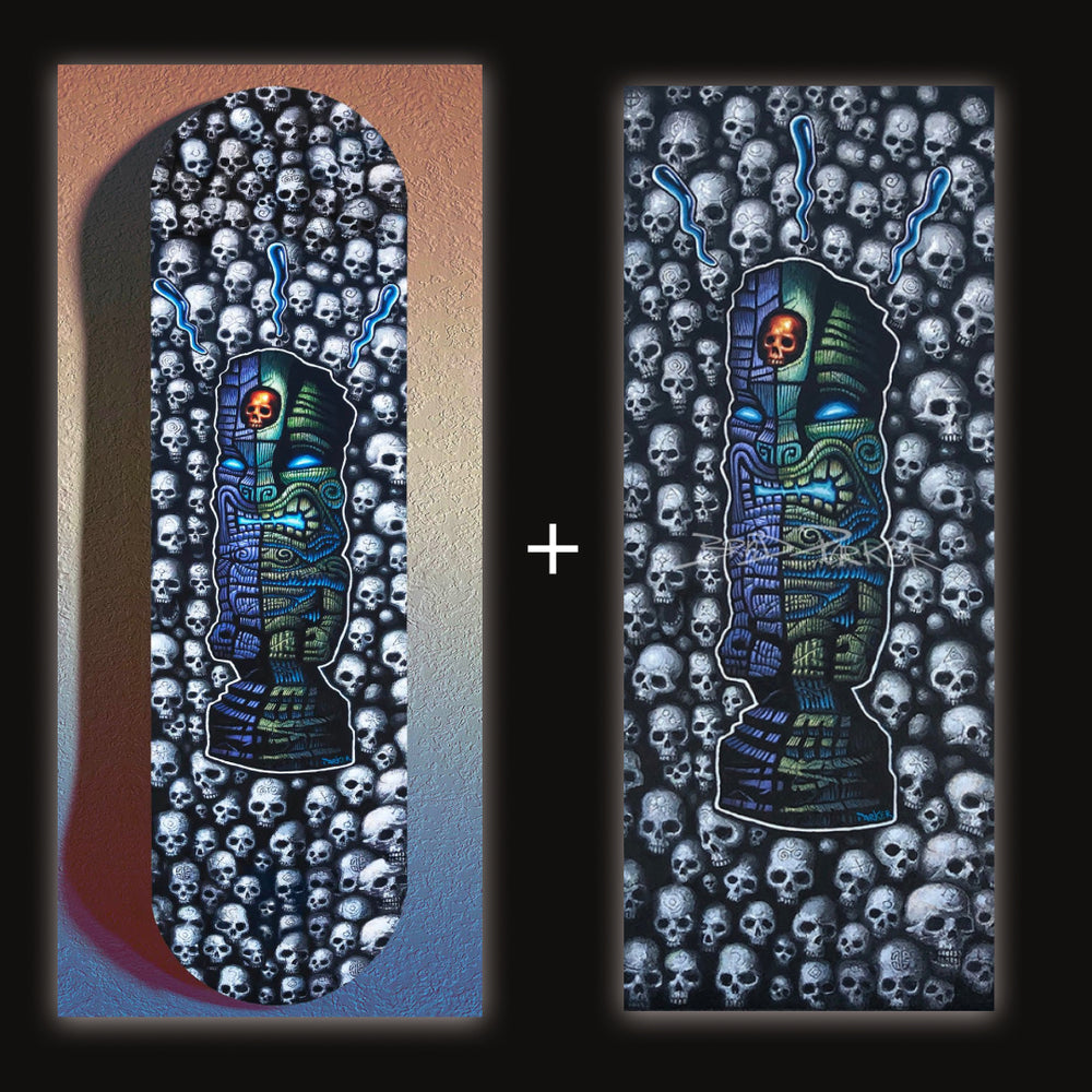 
                  
                    Tiki of Know Return Skate Deck + FREE Paper Giclee of your Choice
                  
                
