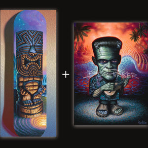 
                  
                    The Exotic Traveller Skate Deck + FREE Paper Giclee of your Choice
                  
                