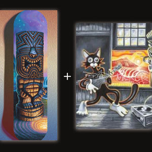 
                  
                    The Exotic Traveller Skate Deck + FREE Paper Giclee of your Choice
                  
                