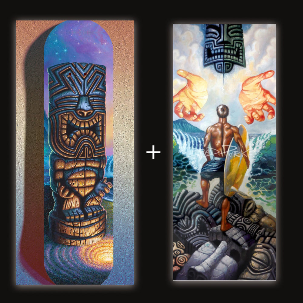 The Exotic Traveller Skate Deck + FREE Paper Giclee of your Choice