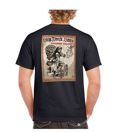 
                  
                    Shipwreck Sam’s Lagoon Saloon T-Shirt + Art Poster
                  
                