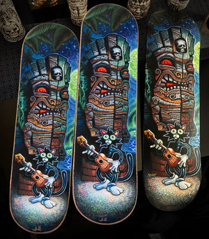
                  
                    Scaredy Cat & the Haunted Tiki - Skate Deck ONE at this price!
                  
                