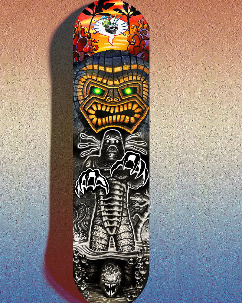 The Creature from the Black Saloon - Skate Deck