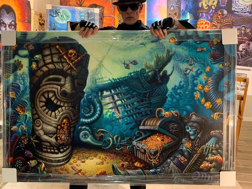 Beyond The Reef - Platinum Edition Giclee Stretched