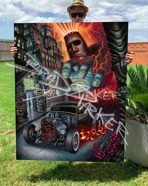 
                  
                    Faster Than Disaster - Canvas Giclee
                  
                