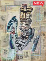 Keokeo Moku ~ (The White Ship) - Paper Giclee