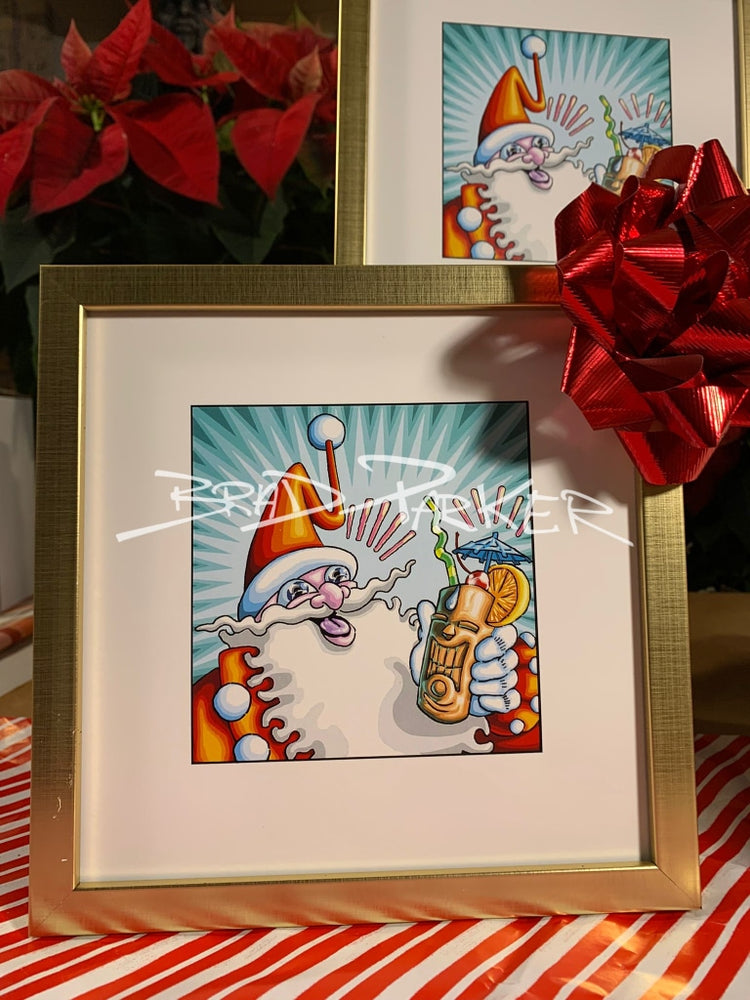
                  
                    The Lucky Santa Limited Edition Paper Giclee + Sucker Mug Pastel Coral
                  
                