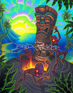 The Menehunes Only Come Out At Night - Paper Giclee